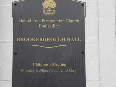 Name plaque, Brookeborough Hall
