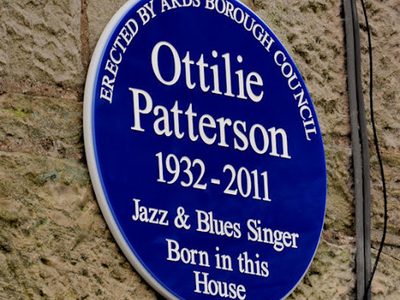 Ottilie Patterson plaque, Comber