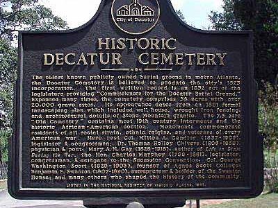 Historic Decatur Cemetery