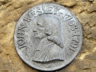 John Wesley plaque, The Square