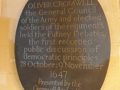 St Mary's church, Putney - plaque