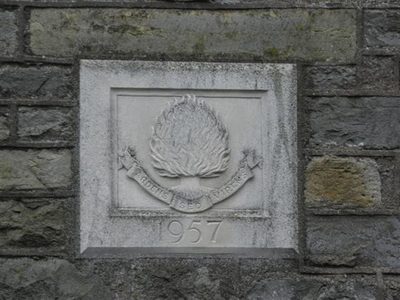 "Burning Bush" plaque, Omagh