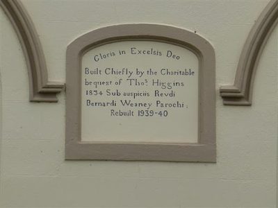 Plaque, St Mary's Church