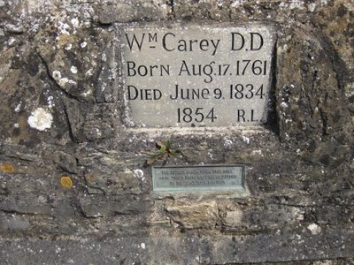 Wiliam Carey Plaque