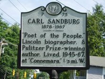 CARL SANDBURG 1878-1967