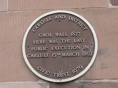 Grisly plaque, Carlisle
