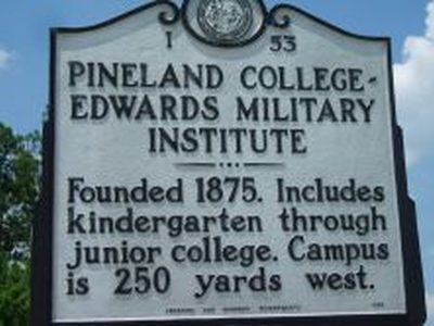 PINELAND COLLEGE- EDWARDS MILITARY INSTITUTE