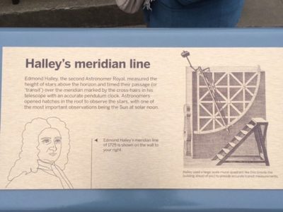 Halley's Meridian Line