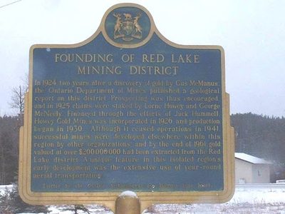 Founding of Red Lake Mining District
