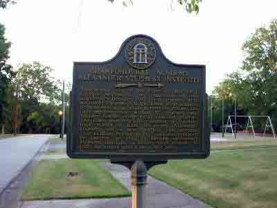 Crawfordville Academy Alexander Stephens Institute
