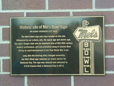 Historic Site of Mel's Bowl Sign