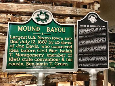 Replica Markers in the National Museum of African American History & Culture