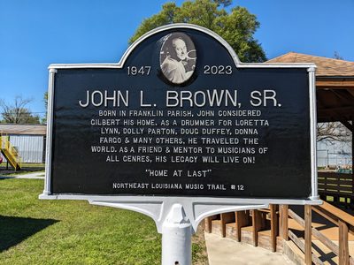 John L. Brown, Sr.  - Northeast Louisiana Music Trail -