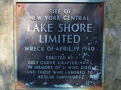 Lake Shore Limited Wreck of 1940