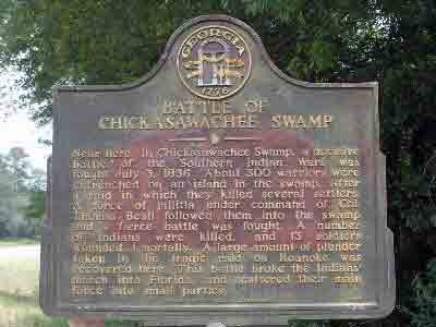 Battle of Chickasawachee Swamp