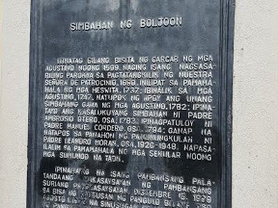 Church of Boljoon historical marker