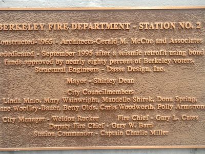 Berkeley Fire Station No. 2
