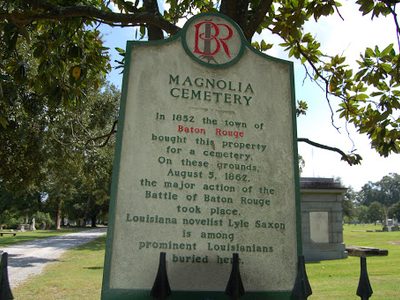 Magnolia Cemetery Baton Rouge