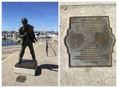 Jack London Statue