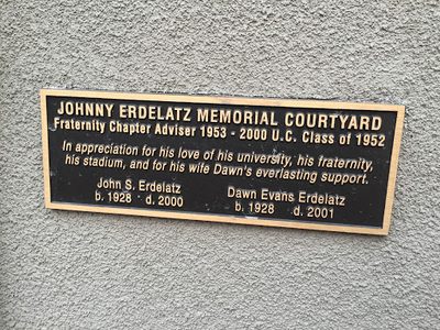 Johnny Erdelatz Memorial Courtyard