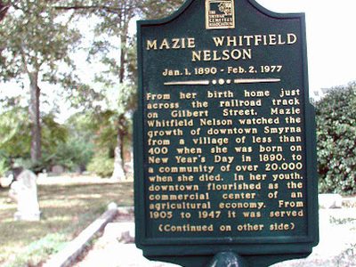 Mazie Whitfield Nelson (Side 1)
