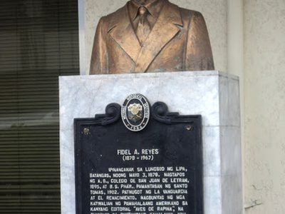 Fidel A. Reyes historical marker
