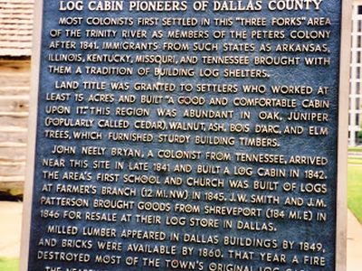 Log Cabin Pioneers of Dallas County
