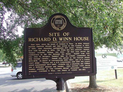Site of Richard D. Winn House (Side 2)