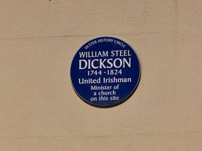 Steel Dickson plaque, Portaferry