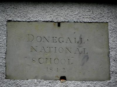Plaque, Donegall National School