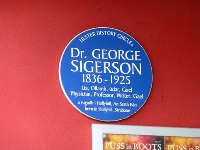 Plaque, Dr George Sigerson