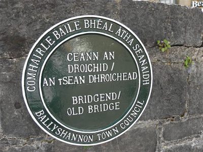 Bridgend / Old Bridge plaque, Ballyshannon