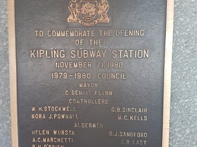The Opening of the Kipling Subway Station