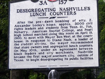 Desegregating Nashvilles Lunch Counters