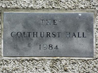 Plaque, The Colthurst Hall, Richhill