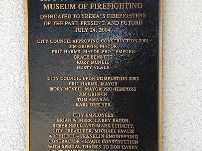 City of Yreka, California Museum of Firefighting