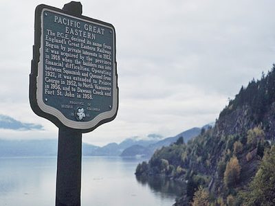 Pacific Great Eastern (Sign missing)