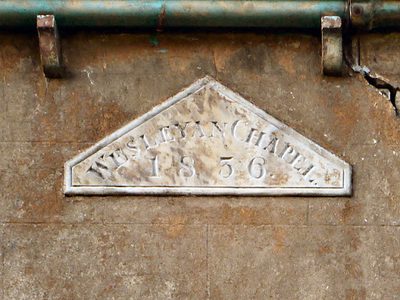Wesleyan Chapel datestone