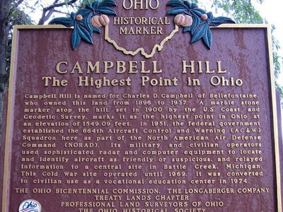 Campbell Hill The Highest Point in Ohio