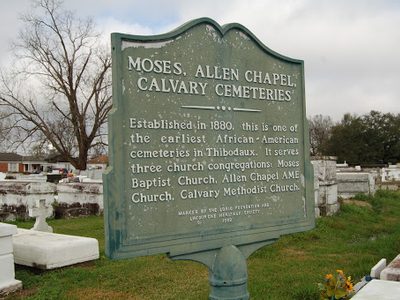 Moses, Allen Chapel, Calvary Cemeteries