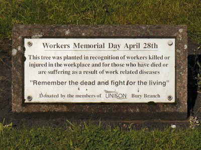 Workers' Memorial Plaque