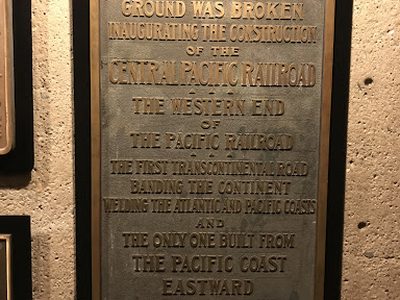 Inaugurating the Construction of the Central Pacific Railroad