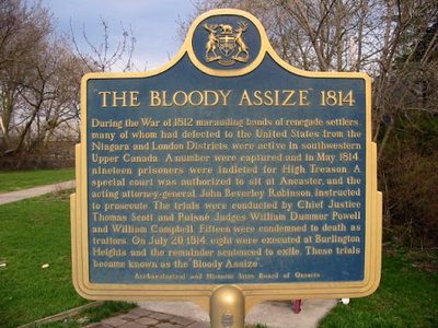 "The Bloody Assize" 1814