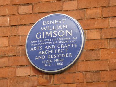Blue Plaque for Ernest William Gimson