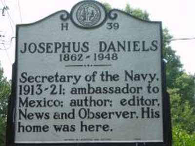 JOSEPHUS DANIELS 1862-1948