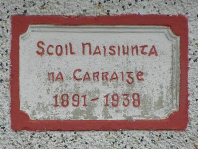 Plaque, Carrick National School