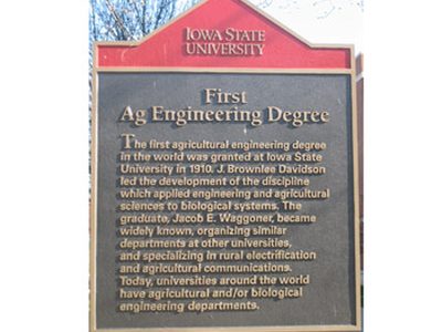 First Ag Engineering Degree