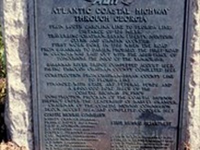 Atlantic Coastal Highway Through Georgia