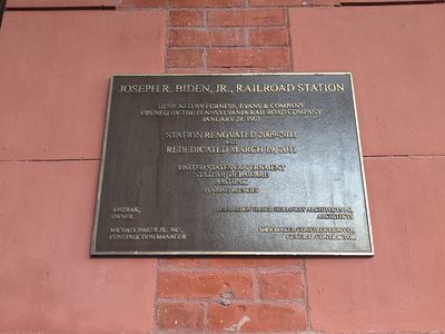 Joseph R. Biden, Jr. Railroad Station (Bronze)