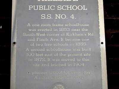 Hillside Public School S.S. No. 4.